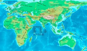 The Eastern Hemisphere in AD500