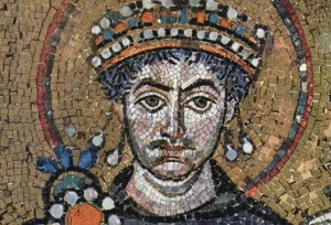 Mosaic of Justinian from the Basilica of San Vitale in Ravenna