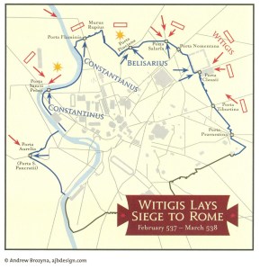 Siege of Rome map from Ancient Warfare Magazine Volume IV, Issue 3 (www.ancient-warfare.com)