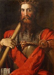 Portrait of Totila by Francesco Salviati (from Wikipedia)