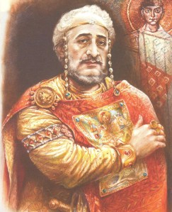Maurice by Emilian Stankev (from 'Rulers of the Byzantine Empire' published by KIBEA)