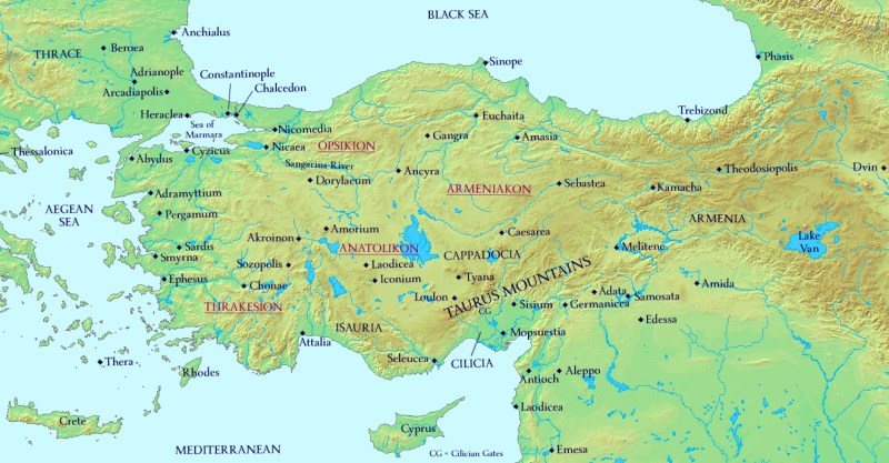 Anatolia 700-800 AD