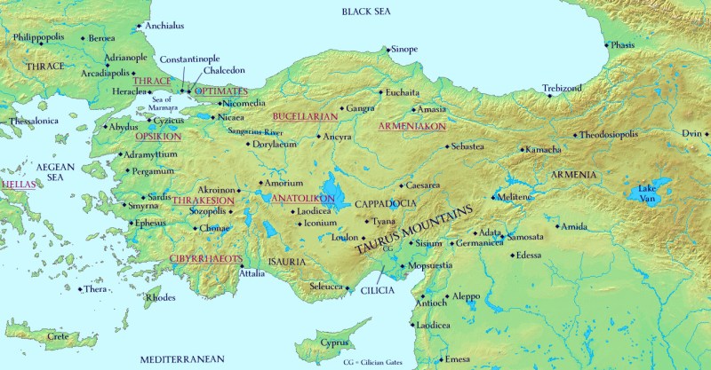 Anatolia 780AD with new Theme arrangements