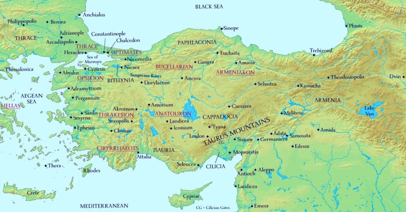 Anatolia 780AD with new Theme arrangements