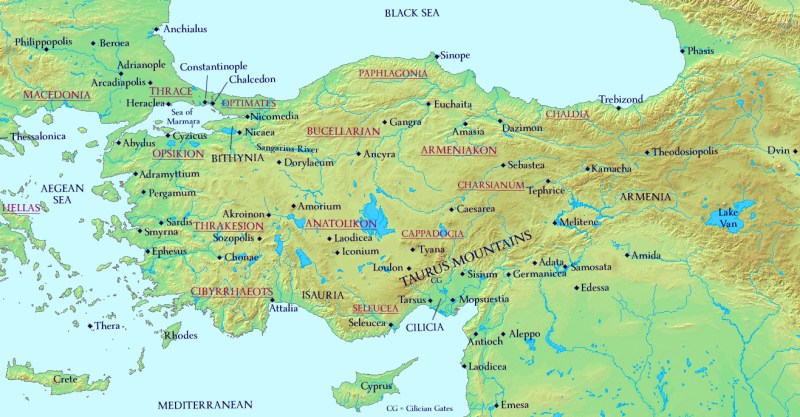 Anatolia 842AD with new Themes