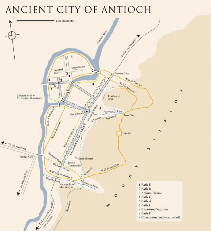 Map of Antioch (mappery.com)