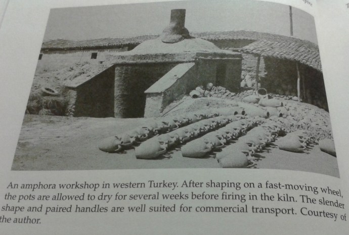 Amphora workshop in Western Turkey (From Daily Life in the Byzantine Empire by Marcus Rautman)