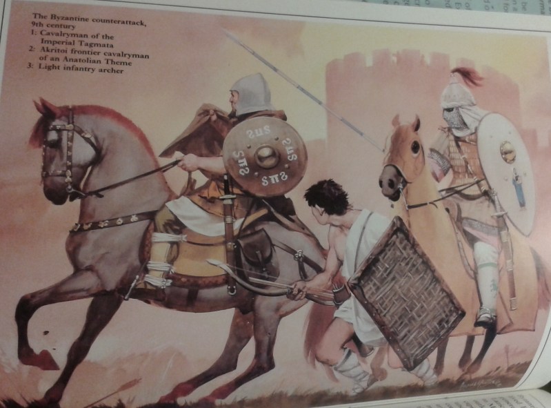 9th century Byzantine troops from Byzantium at War by John Haldon