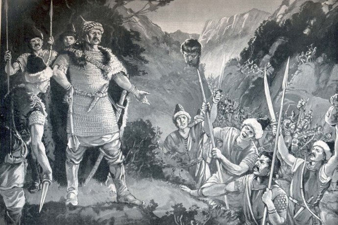 Krum receives Nicepheros' head (from worldhistoryplus.com)