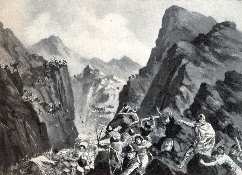 Krum traps the army (from worldhistoryplus.com)