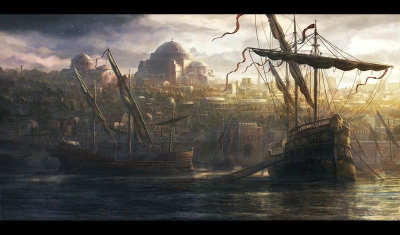 Constantinople: the core of Roman survival and revival (Pic by by RadoJavor at deviantart.com)