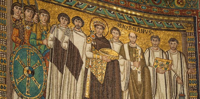As far as we know Procopius is not featured in the famous mosaic but it remains the obvious image to pair with his work