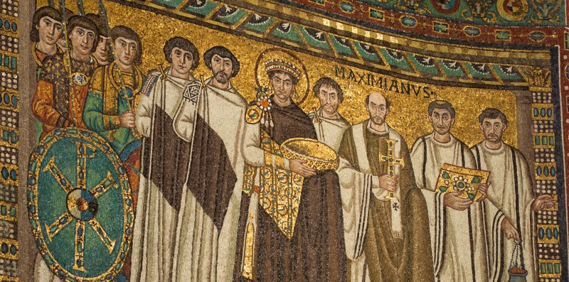 As far as we know Procopius is not featured in the famous mosaic but it remains the obvious image to pair with his work