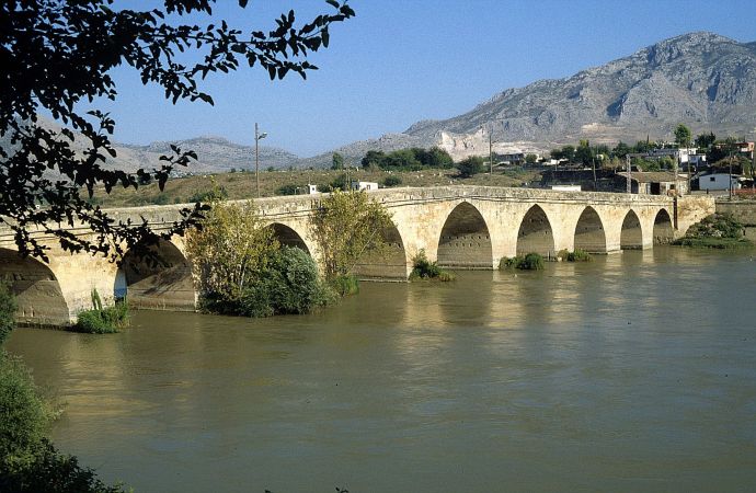 Roman bridge at Mopsuestia, originally built by Justinian (now Misis in Turkey)