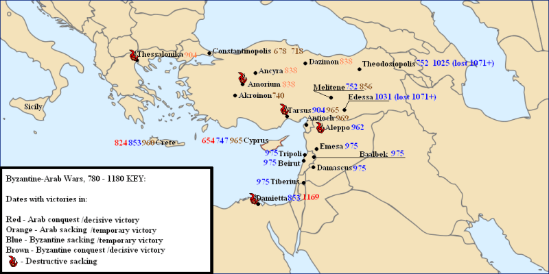Byzantine-Arab Wars 780-1180