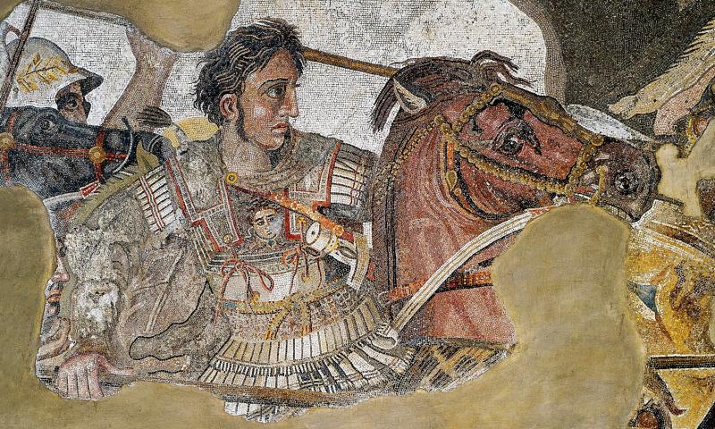 Mosaic of Alexander the Great from Pompeii