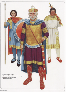 Emperor and guards from Osprey's Byzantine Armies 886-1118