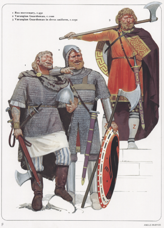 Varangian Guard from Osprey's Byzantine Armies 886-1118