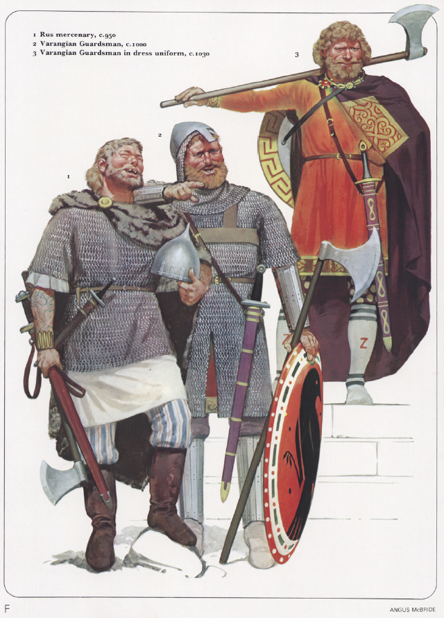 Varangian Guard from Osprey's Byzantine Armies 886-1118