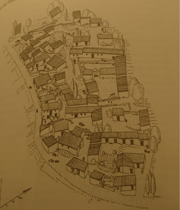 Reconstrcution of houses on the Acropolis of Pergamon (from Daily Life in the Byzantine Empire)