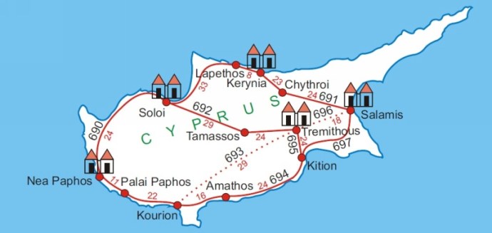Roman roads and cities