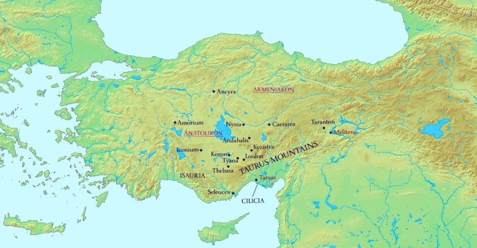 Map of the locations in our story