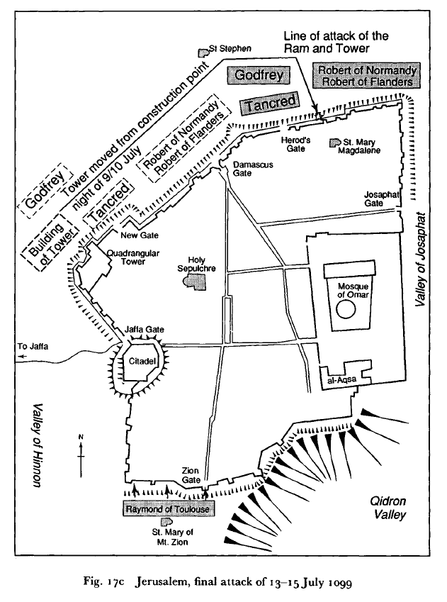 The Siege of Jerusalem (from Victory in the East by J France)